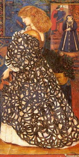 Sidonia Von Bork préraphaélite Sir Edward Burne Jones Peintures à l'huile